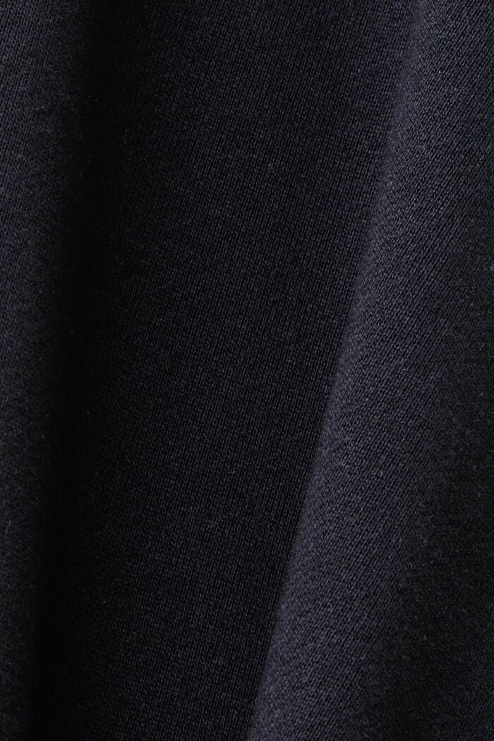 Sweatshirt med broderad logo, BLACK, detail image number 5