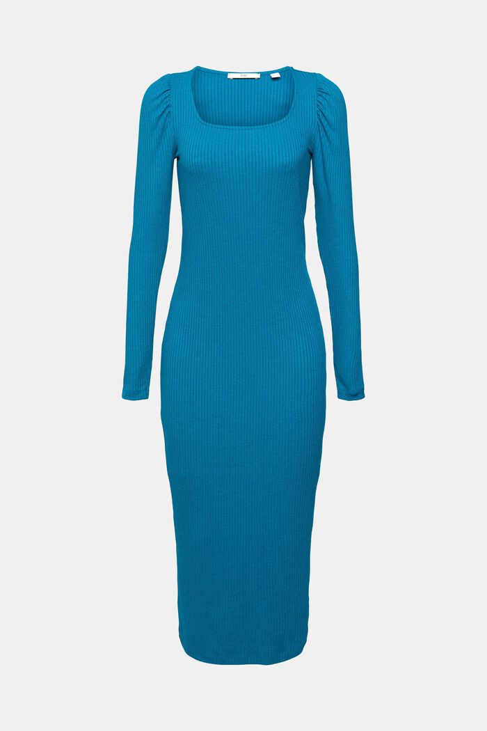 Dresses knitted, TEAL BLUE, detail image number 6