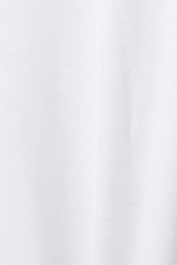 T-shirt med tryck, 100% bomullsjersey, WHITE, detail image number 5
