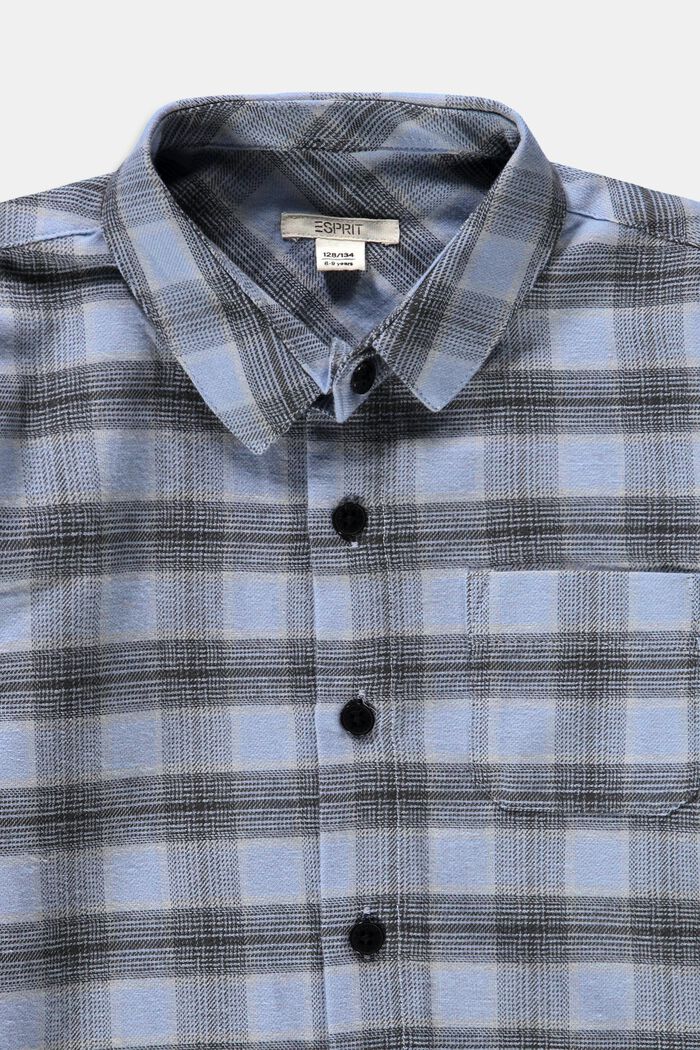 Flanellskjorta med rutigt mönster, BRIGHT BLUE, detail image number 2