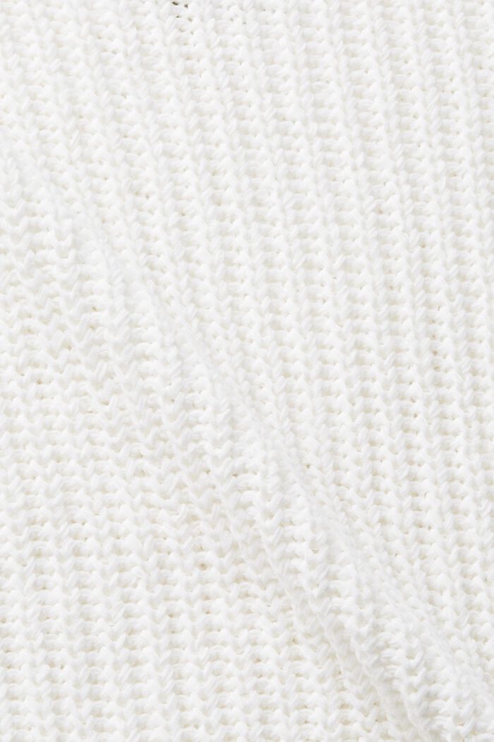 Hålstickad tröja, OFF WHITE, detail image number 5