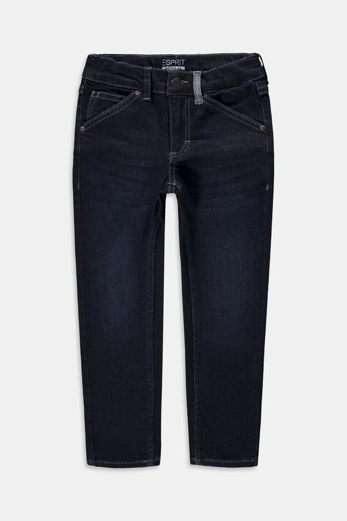 Jeans med reglerbar linning, BLUE RINSE, detail image number 0