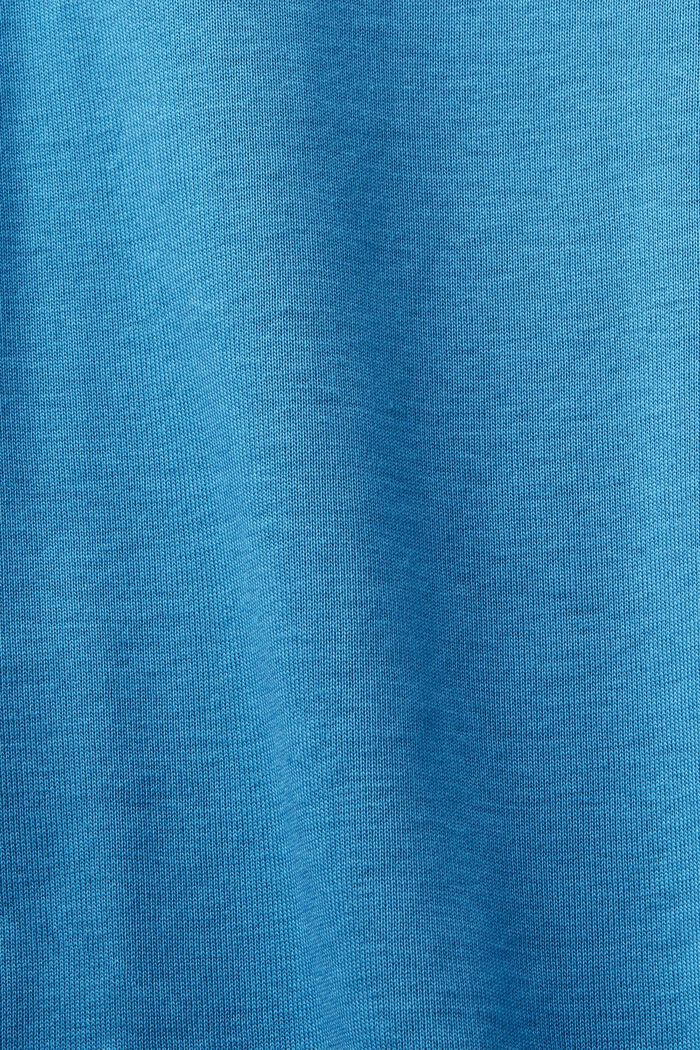 Långärmad topp i bomullsjersey, BLUE, detail image number 5