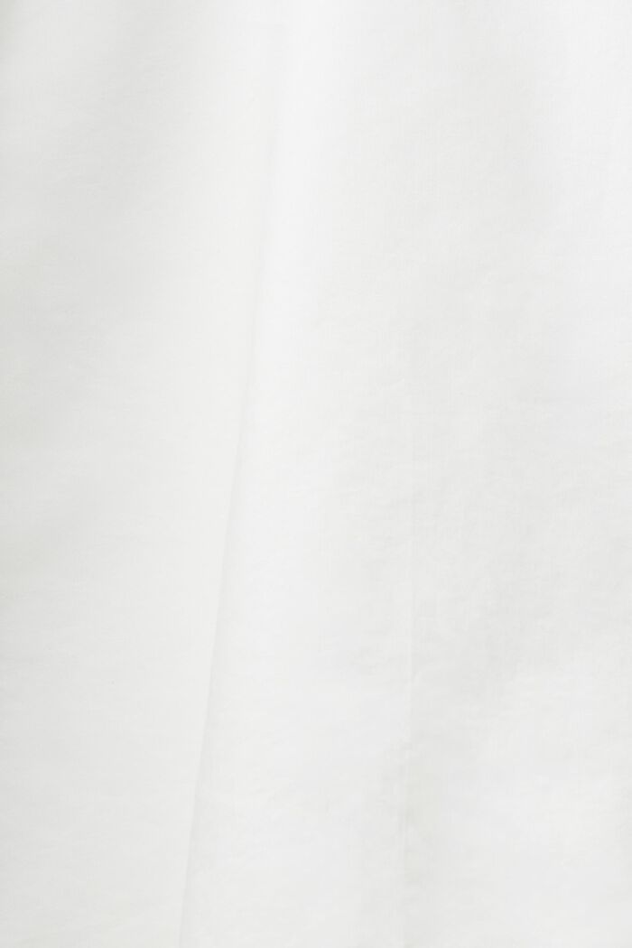 Broderad blus med klockad ärm, OFF WHITE, detail image number 4