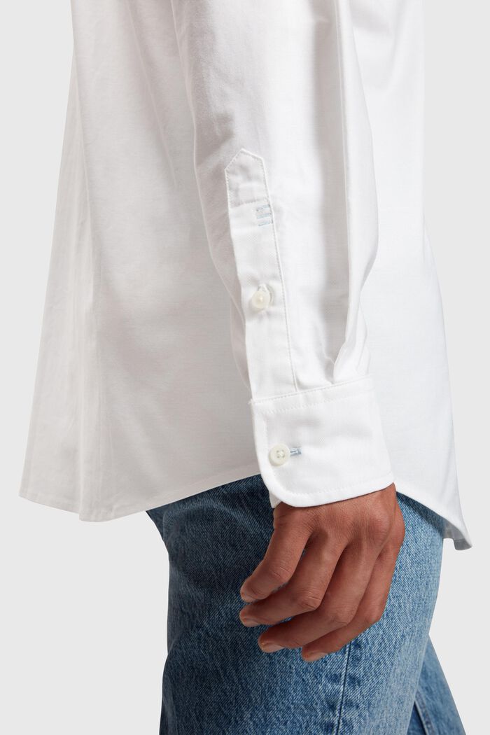 Oxfordskjorta i normal passform, WHITE, detail image number 4