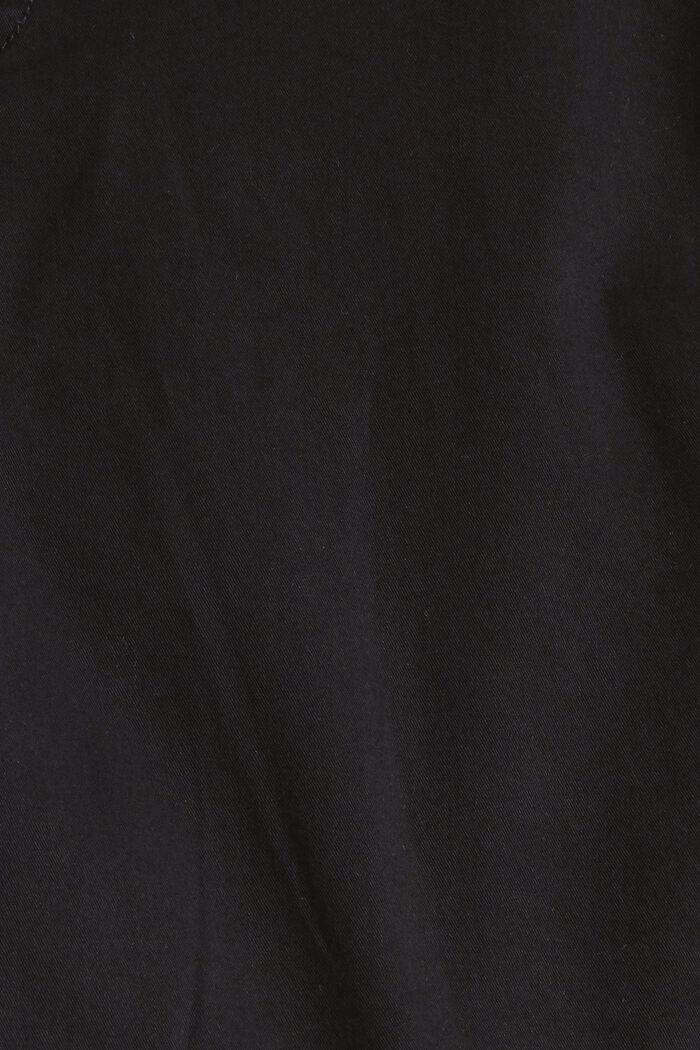 Shorts med vävt skärp, BLACK, detail image number 1