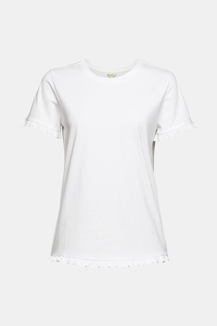 Sov-T-shirt med ryschdetaljer