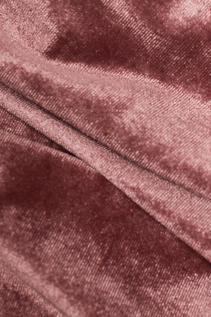 Sammetsbyxa med vida ben, BORDEAUX RED, detail image number 5