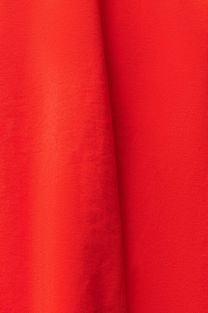 T-shirt med bröstficka, ORANGE RED, detail image number 5