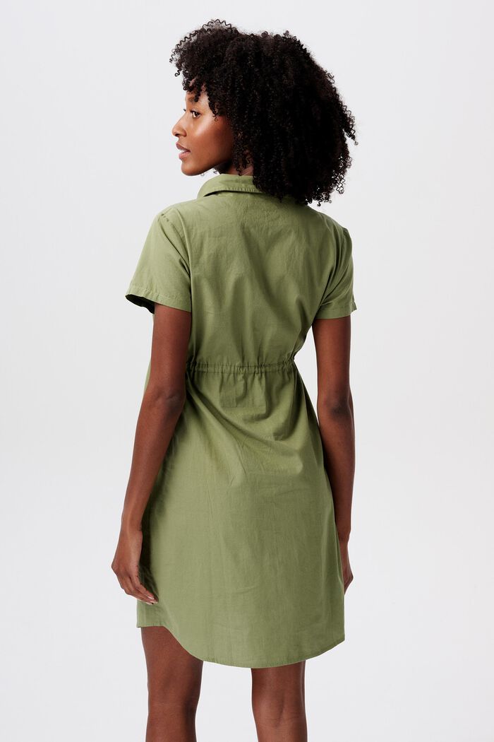 MATERNITY Skjortklänning med amningsfunktion, OLIVE GREEN, detail image number 3