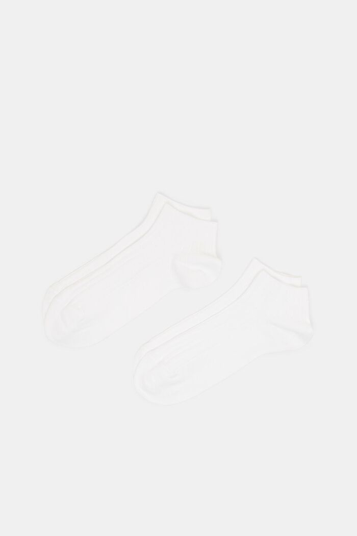 Sneakersstrumpor i 2-pack, WHITE, detail image number 0