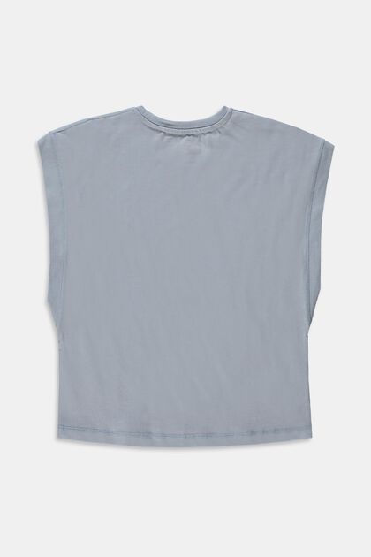 T-shirt i 100% bomull med boxig passform