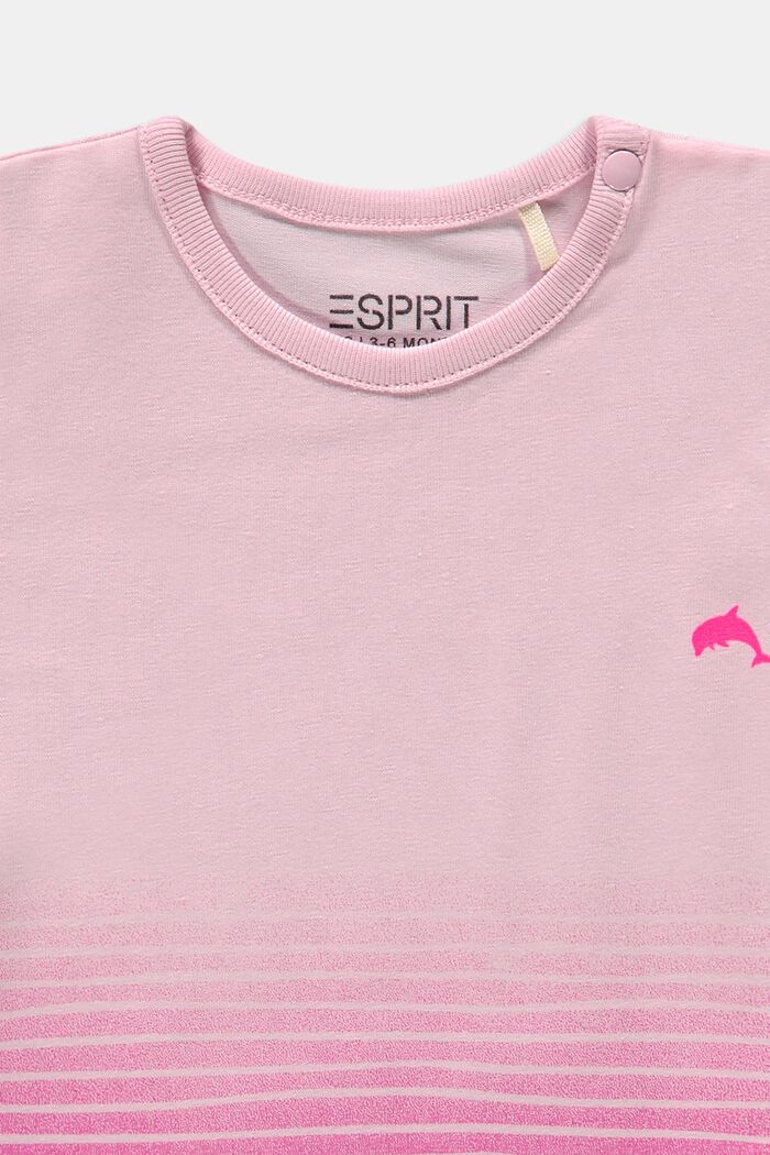T-shirt med tryck, ekologisk bomull, LIGHT PINK, detail image number 2