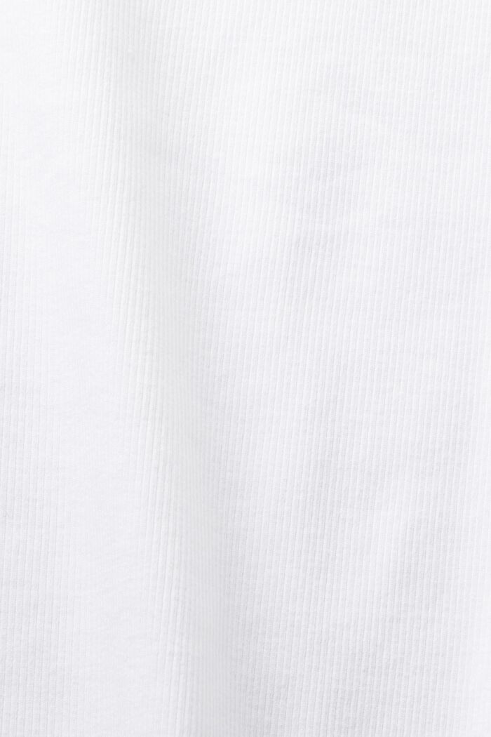 T-shirt med strasslogo, WHITE, detail image number 5