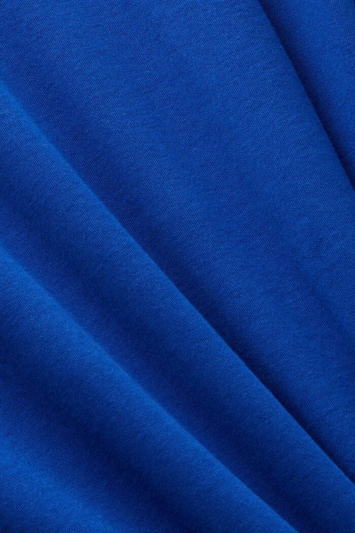 Vadderad T-shirtklänning i bomull, BRIGHT BLUE, detail image number 4