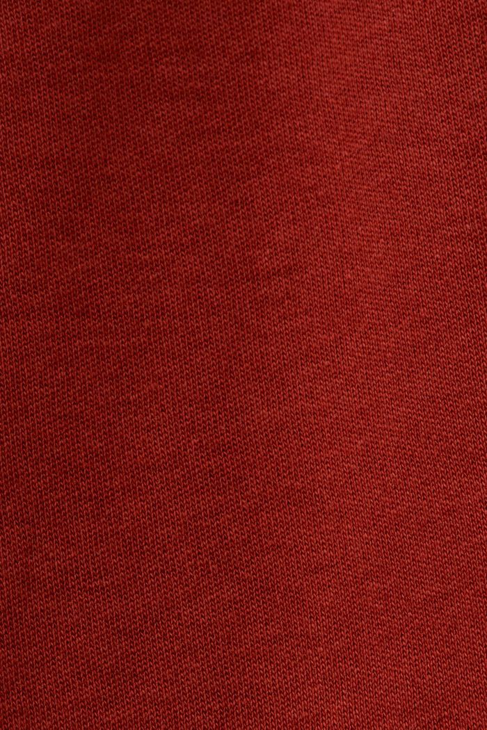 Jerseykjol med skärp, TERRACOTTA, detail image number 5