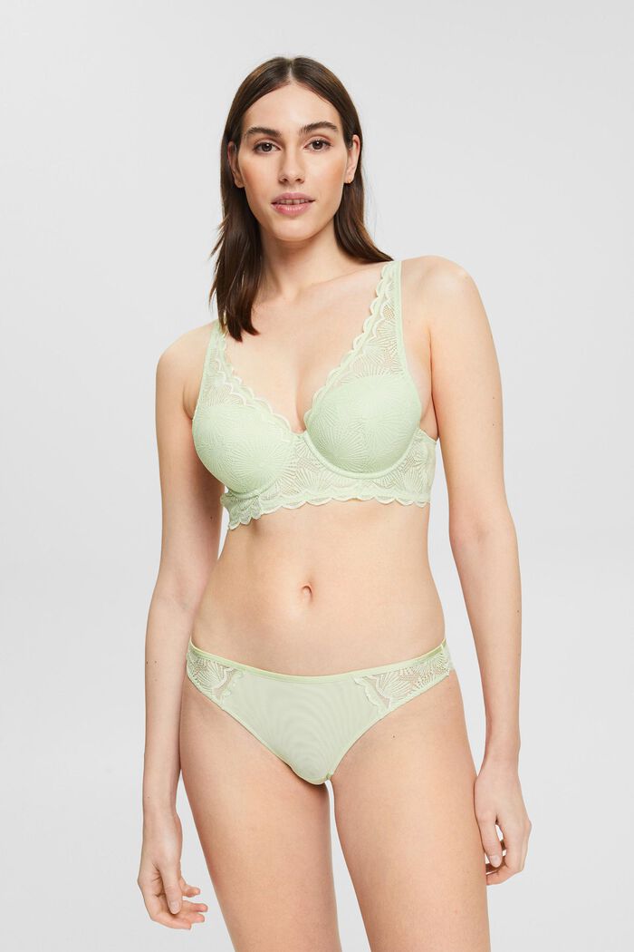 Bras with wire, LIGHT GREEN, detail image number 0