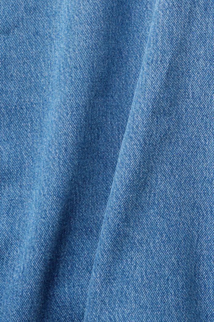 Utställd jeanskjol i midilängd, BLUE LIGHT WASHED, detail image number 5