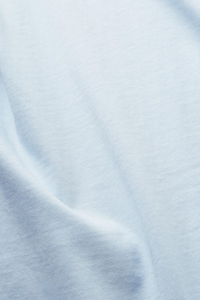 T-shirt med tryck bak, 100% bomullsjersey, PASTEL BLUE, detail image number 5