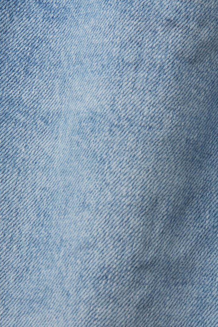Avslappnade jeans med smal passform, BLUE LIGHT WASHED, detail image number 7
