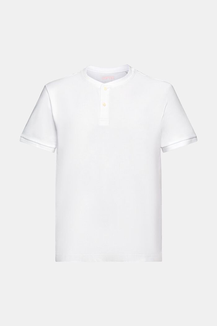 T-shirt i jersey med farfarsringning, WHITE, detail image number 6