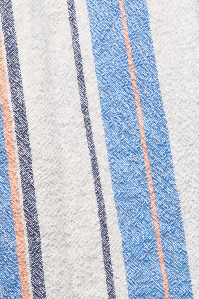 Kortärmad skjorta med ränder, 100% bomull, BRIGHT BLUE, detail image number 5