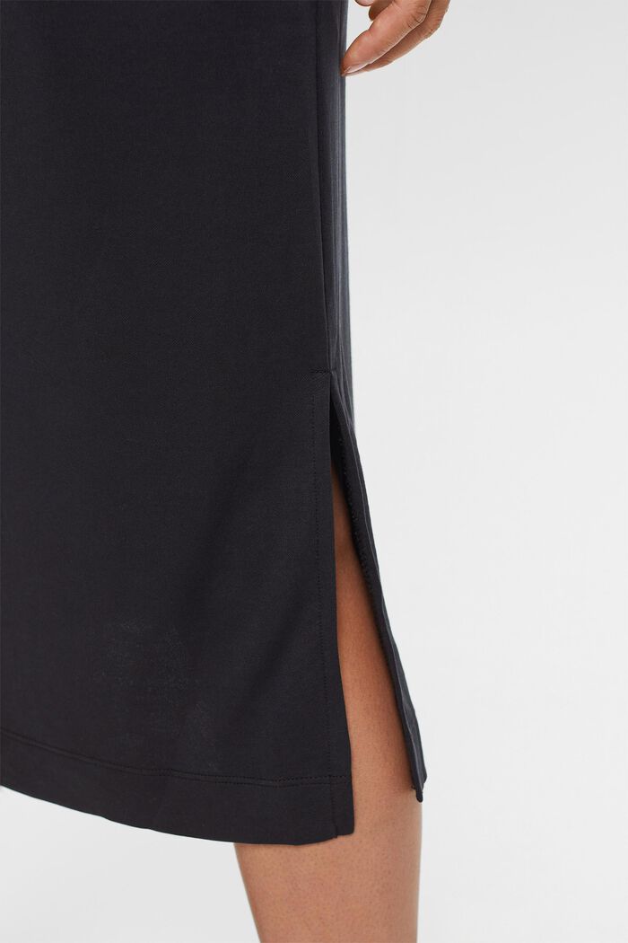 Ärmlös klänning i midilängd, BLACK, detail image number 4