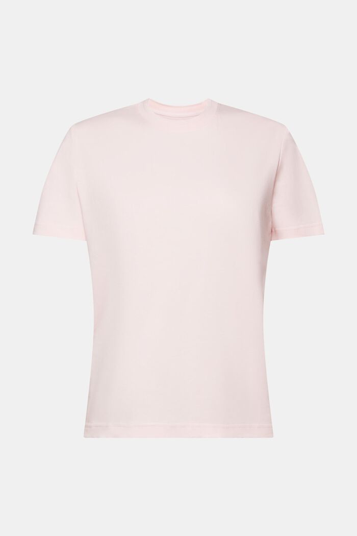 Rundringad T-shirt, 100% bomull, PASTEL PINK, detail image number 7
