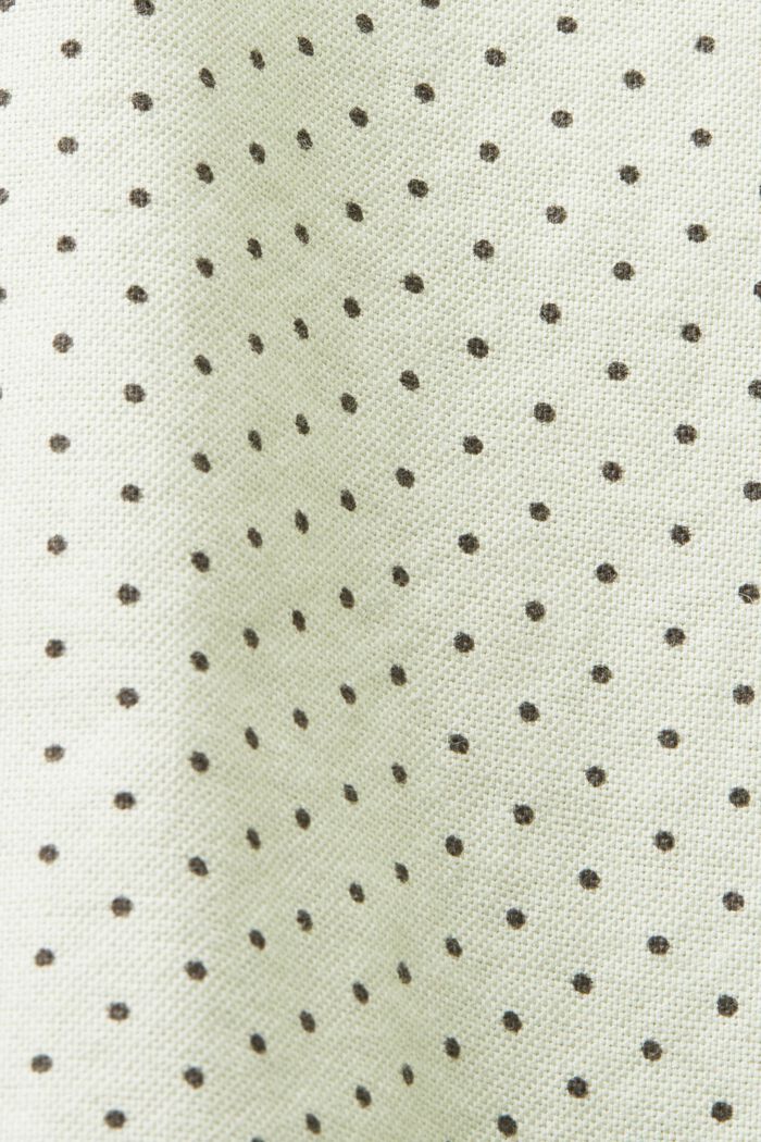 Mönstrad button down-skjorta, LIGHT GREEN, detail image number 5