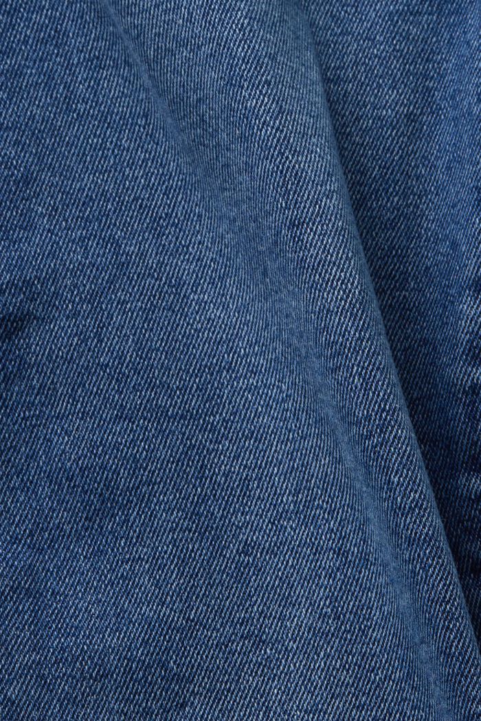 Smala jeans med hög midja, BLUE MEDIUM WASHED, detail image number 6