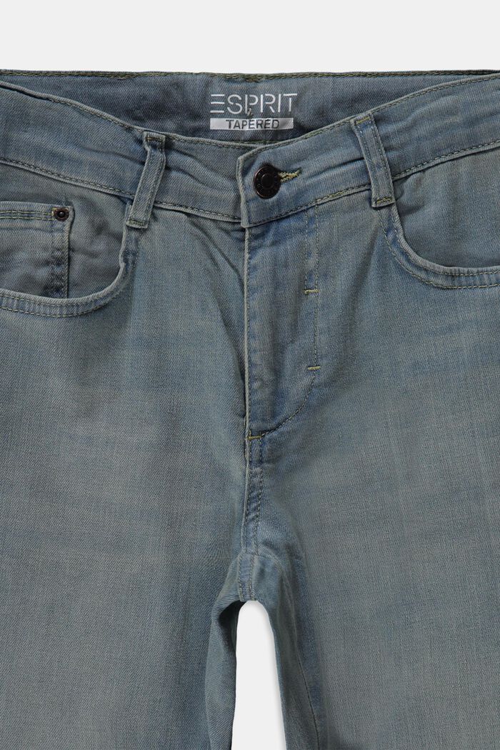 Jeans med reglerbar linning, BLUE BLEACHED, detail image number 2
