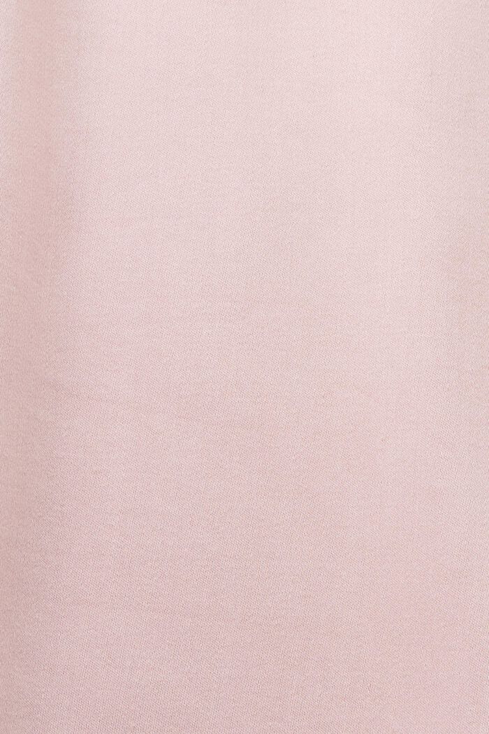 T-shirt i materialmix, OLD PINK, detail image number 5