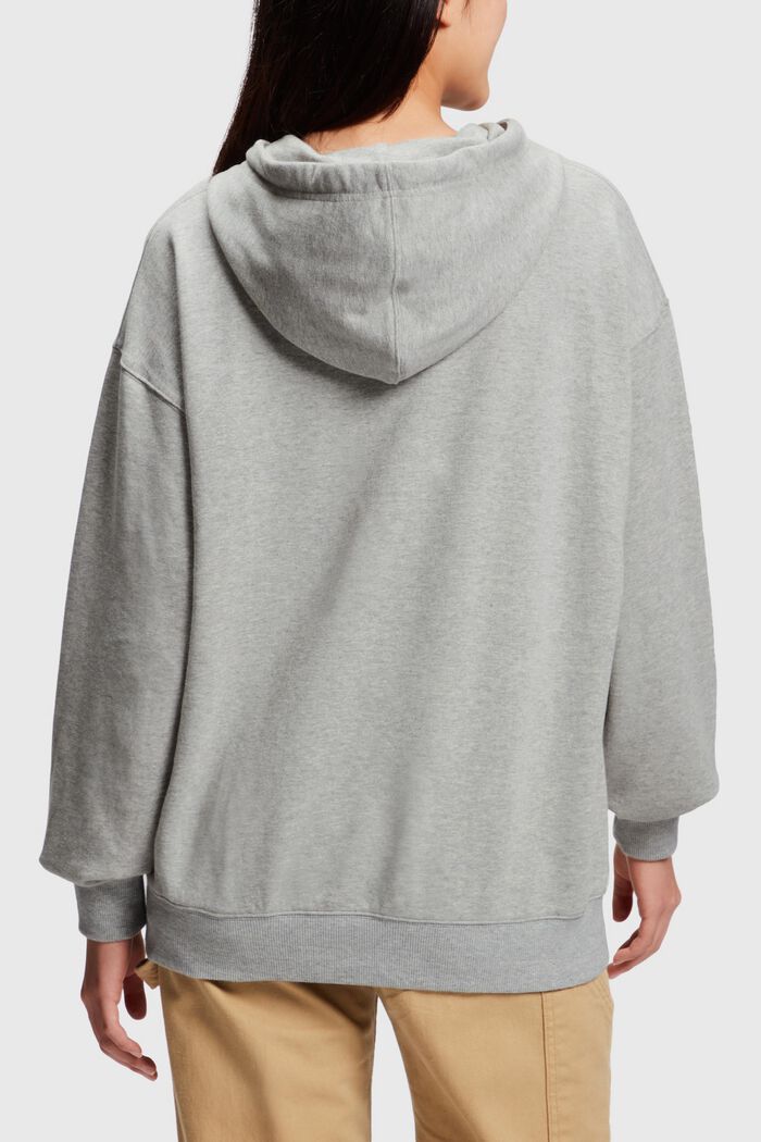 Sweatshirt i unisexmodell med huva, GREY, detail image number 3