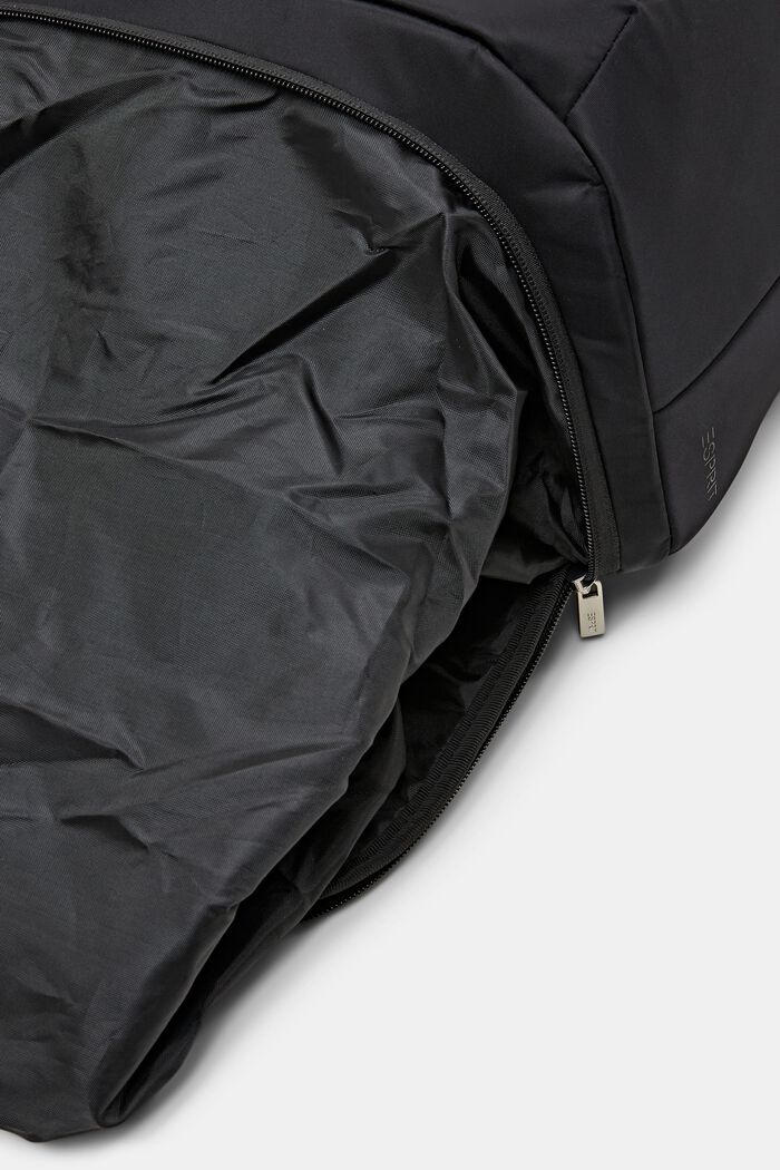 Ryggsäck med dragkedja i duffelmodell, BLACK, detail image number 1