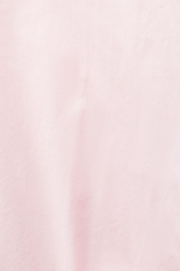 Helknäppt skjorta i bomullspoplin, PASTEL PINK, detail image number 5