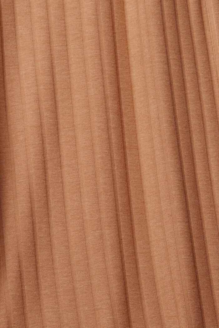 Culottebyxa i ribbad look, LIGHT TAUPE, detail image number 7