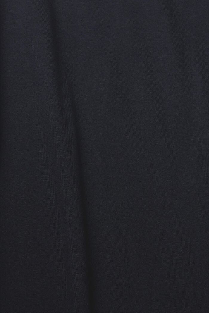 T-shirt med metallictryck, LENZING™ ECOVERO™, BLACK, detail image number 1