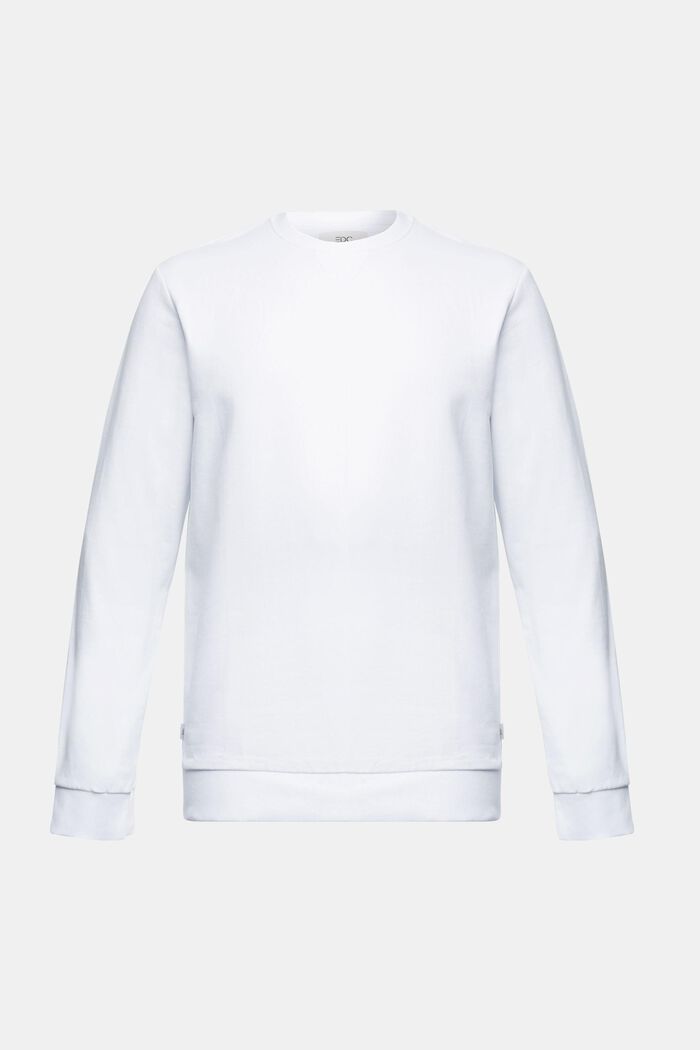 Sweatshirt i 100% bomull, WHITE, detail image number 0