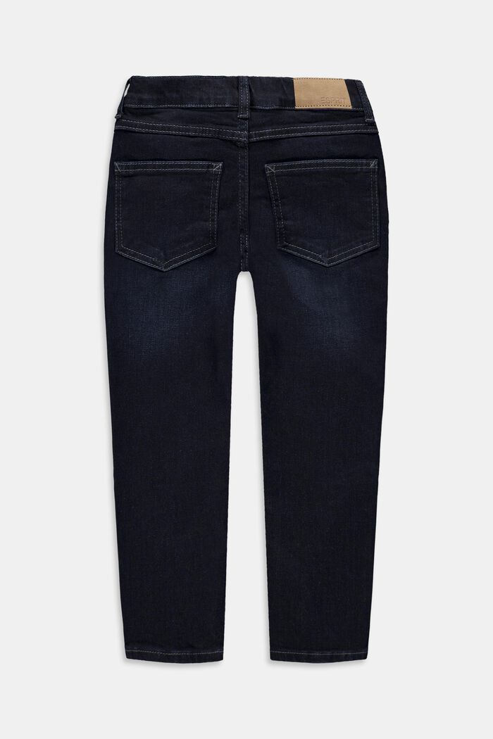 Jeans med reglerbar linning, BLUE RINSE, detail image number 1