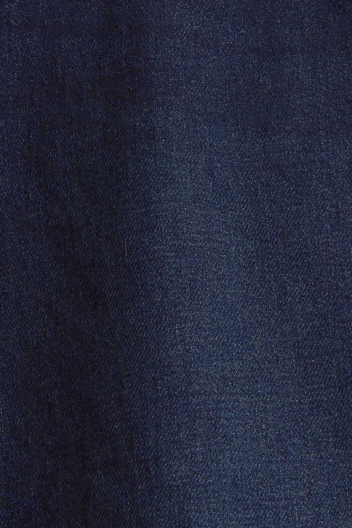 Jeansshorts i bomull, BLUE DARK WASHED, detail image number 1
