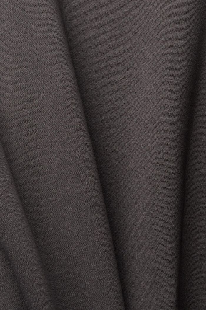 Enfärgad sweatshirt, DARK GREY, detail image number 4
