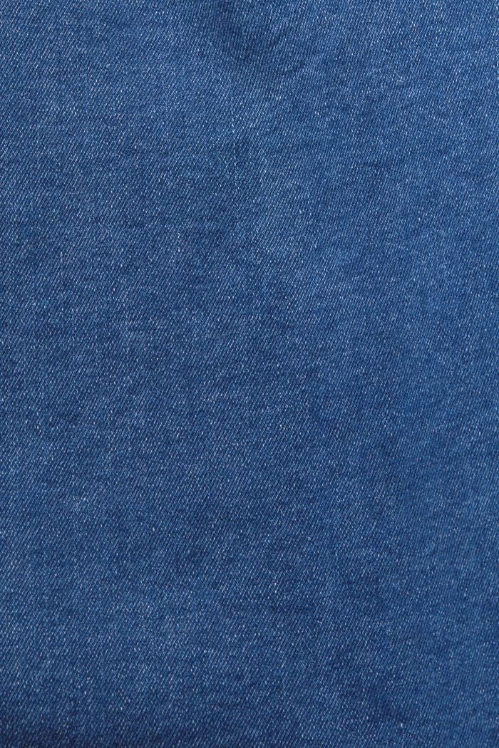 Miniklänning av denim i T-shirtstil, BLUE MEDIUM WASHED, detail image number 4