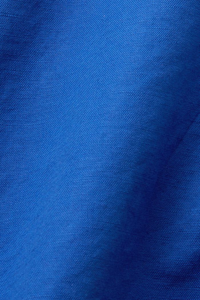 Dra-på-shorts, mix av linne och bomull, INK, detail image number 5