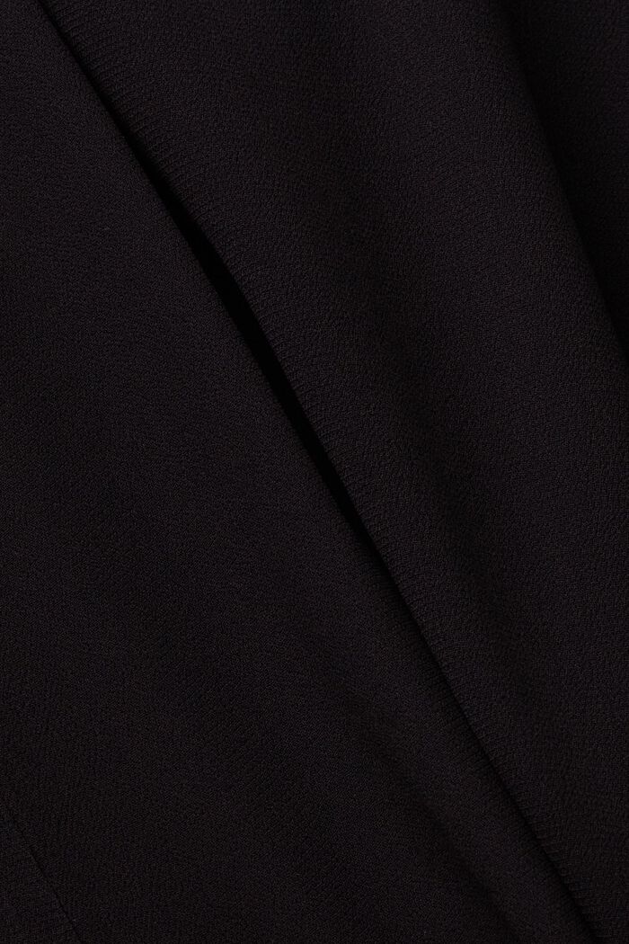 Linne med spetsdetaljer, LENZING™ ECOVERO™, BLACK, detail image number 5