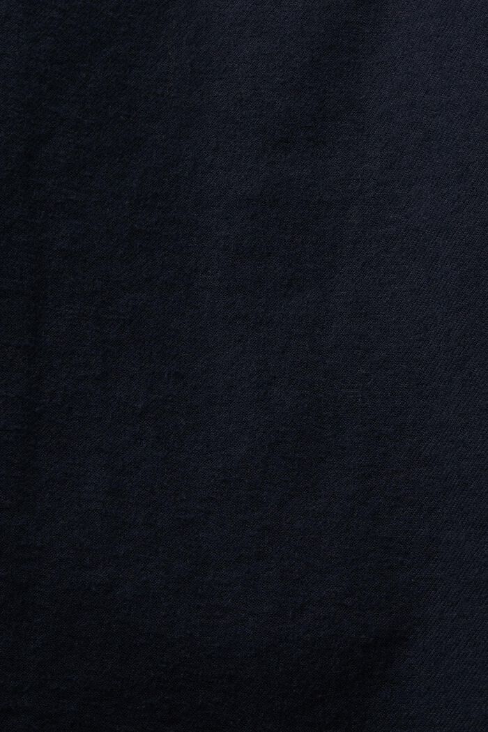 Flanellskjorta i bomull, PETROL BLUE, detail image number 5
