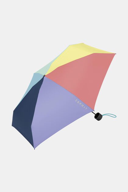 Väskparaply i flerfärgad design