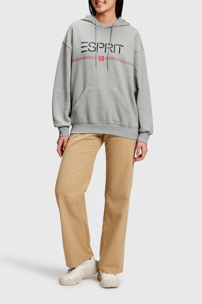 Sweatshirt i unisexmodell med huva, GREY, detail image number 7