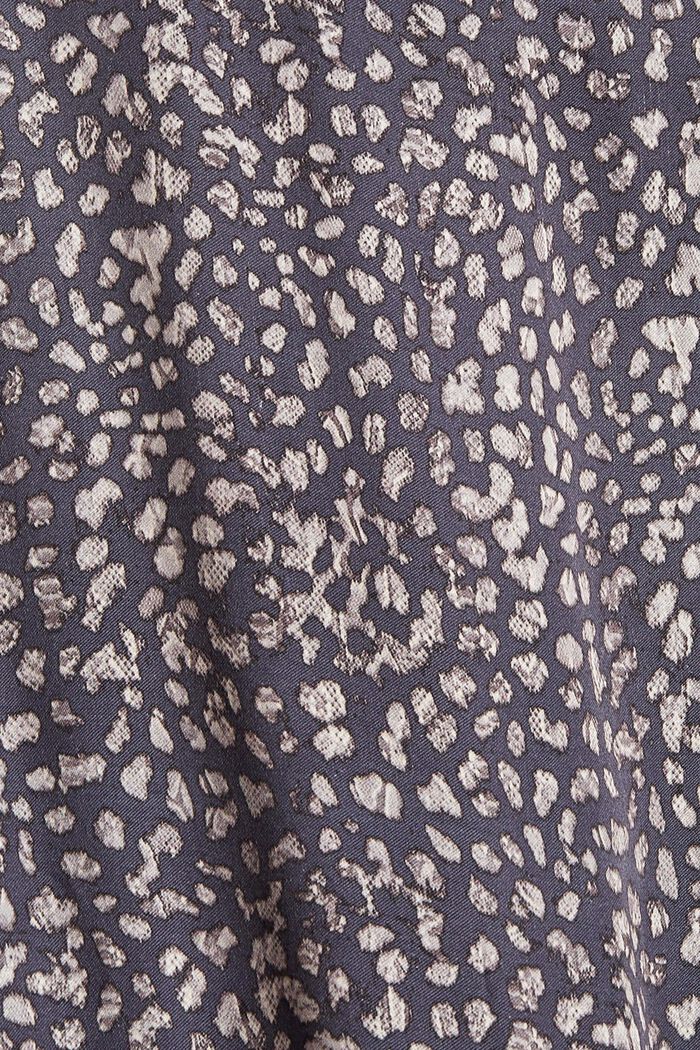 T-shirt med leopardtryck, LENZING™ ECOVERO™, DARK BLUE, detail image number 4