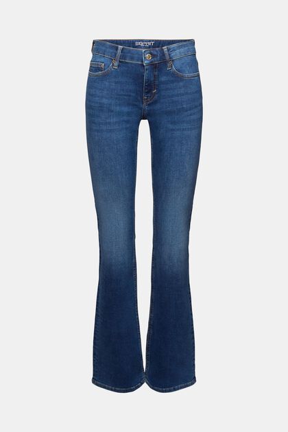 Bootcut-jeans med medelhög midja