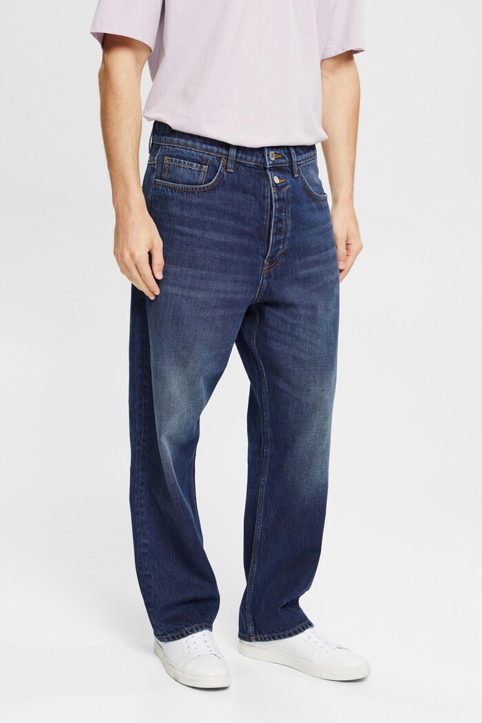 Jeans med ledig passform, BLUE DARK WASHED, detail image number 0
